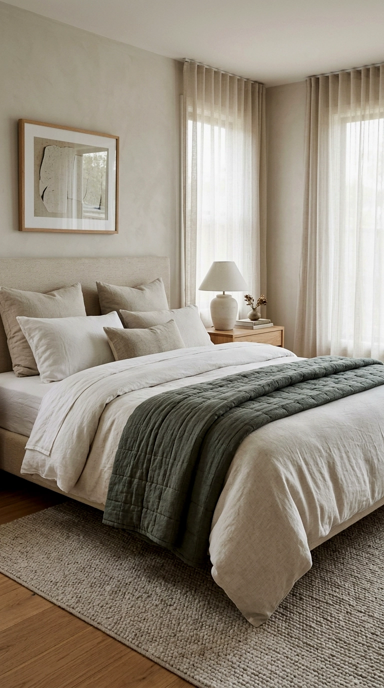 5. Put weight at the foot of the bed